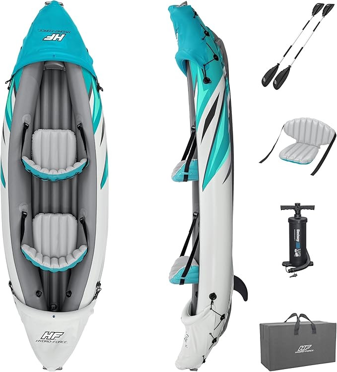 Bestway Hydro Force Inflatable Kayak Set | Includes Seat, Paddle, Hand Pump, Storage Carry Bag | ... | Amazon (US)