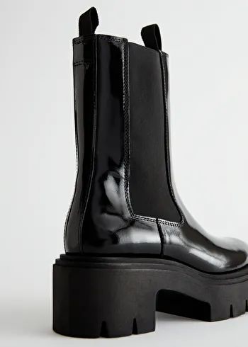 Chunky Platform Chelsea Leather Boots | & Other Stories (EU + UK)