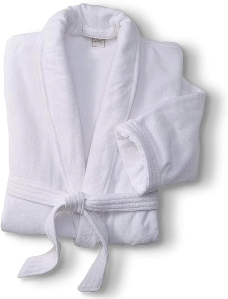 MONARCH Terry Velour Bathrobe - Luxury 100% Cotton Hotel Spa Robe - Plush, Absorbent, Machine Was... | Amazon (US)