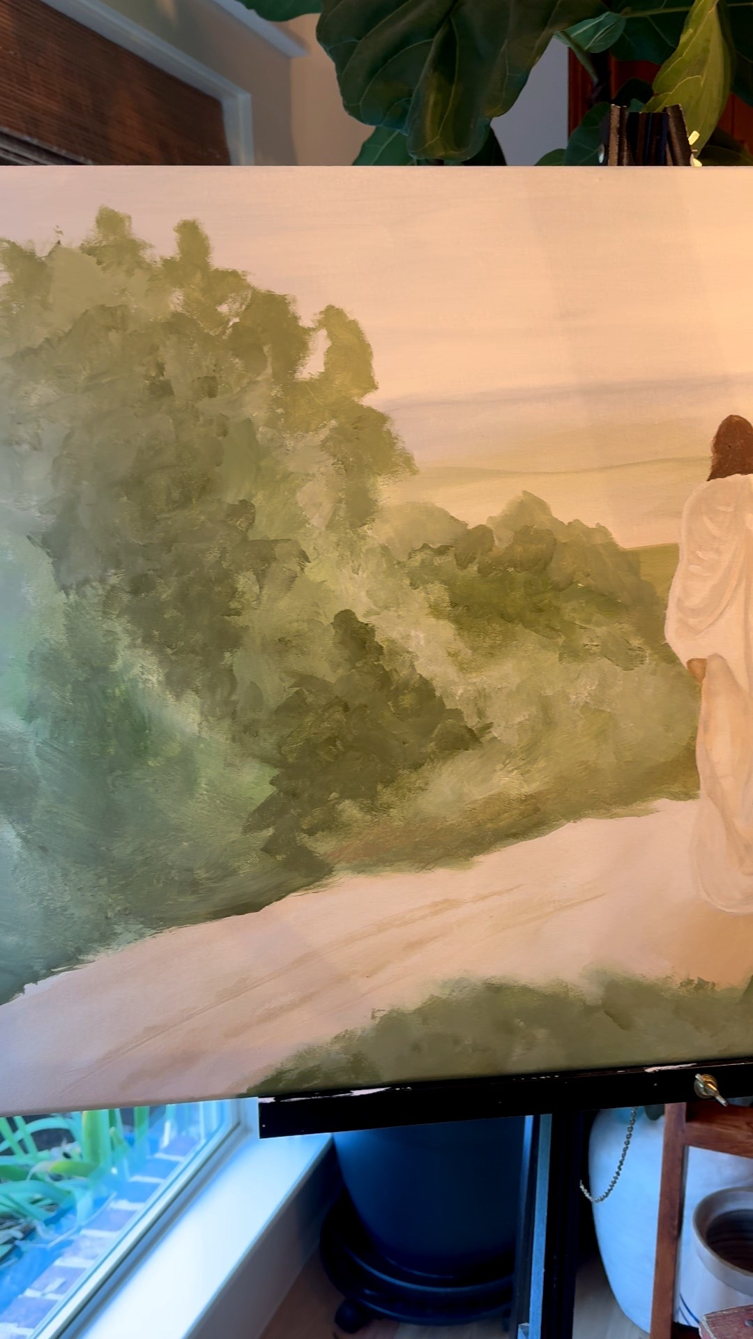 original painting by Malea Gordon. Find my art on IG @maleagordonhome Custom Commissions are open🎨

Art, canvas, wall art, original painting, available for custom order, Christian art, Christmas present, modern Christian, Jesus, church, faith based, Jesus and the lamb