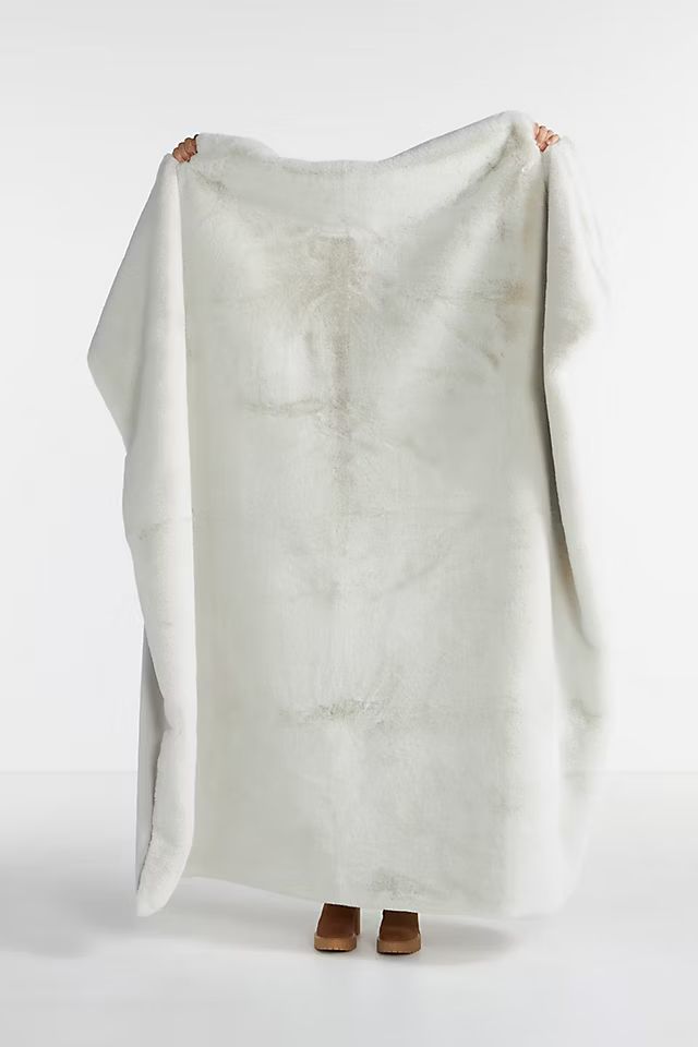 Sophie Faux Fur Throw Blanket | Anthropologie (US)