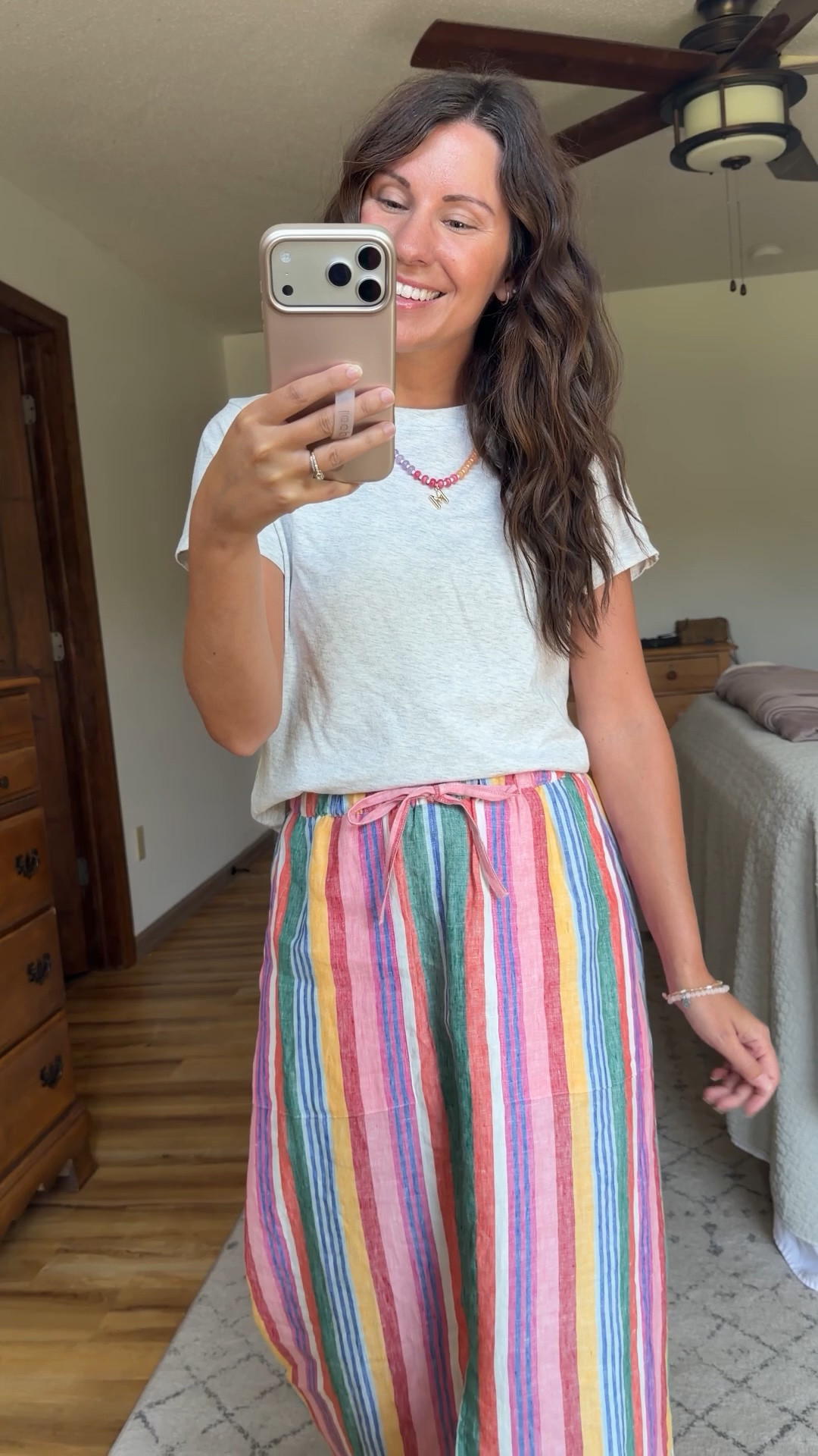 small in my tee shirt and 2 petite in my skirt (also linked similar bc it’s selling out). My sandals are size 6.

#LTKPetite #LTKgrwm #LTKootd