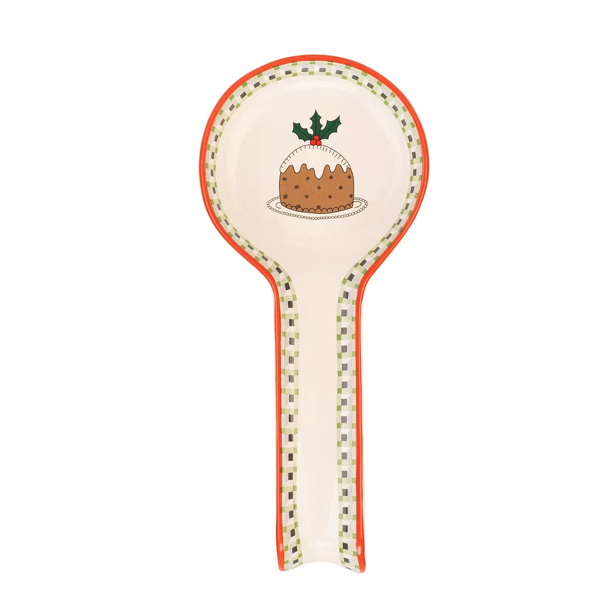 Cath Kidston Dolly Rose Spoon Rest Christmas Pudding | Kohl's