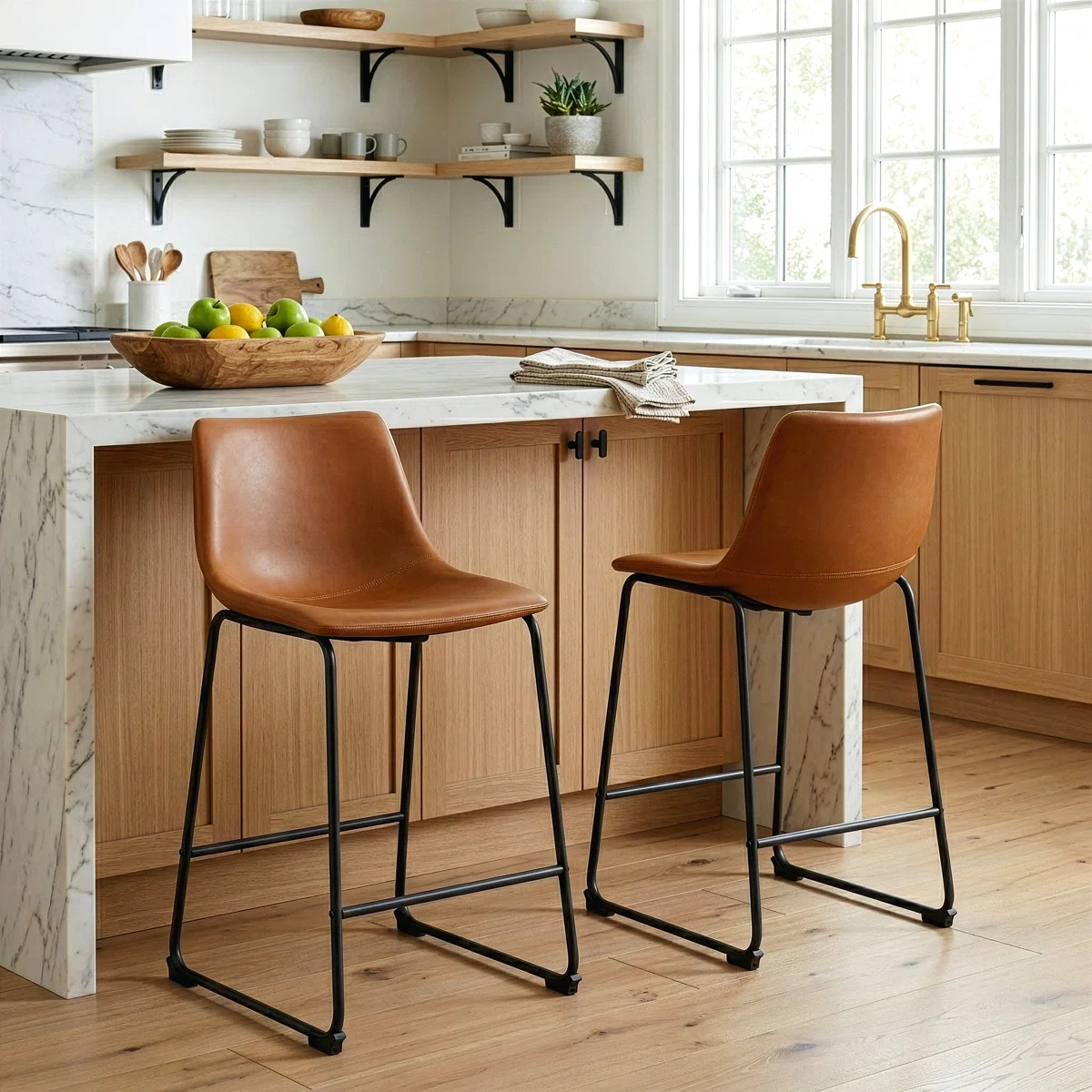 Julienn Bar & Counter Stool (Set of 2) | Wayfair North America