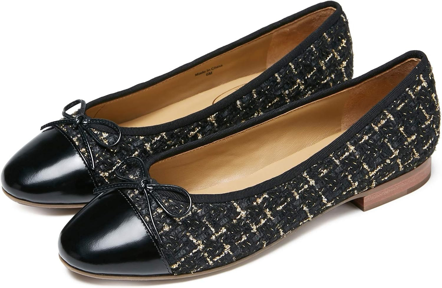 Plum Queen Women's Ballet Flat Leather Shoes Slip on Driving Loafers for Women Girls | Amazon (US)