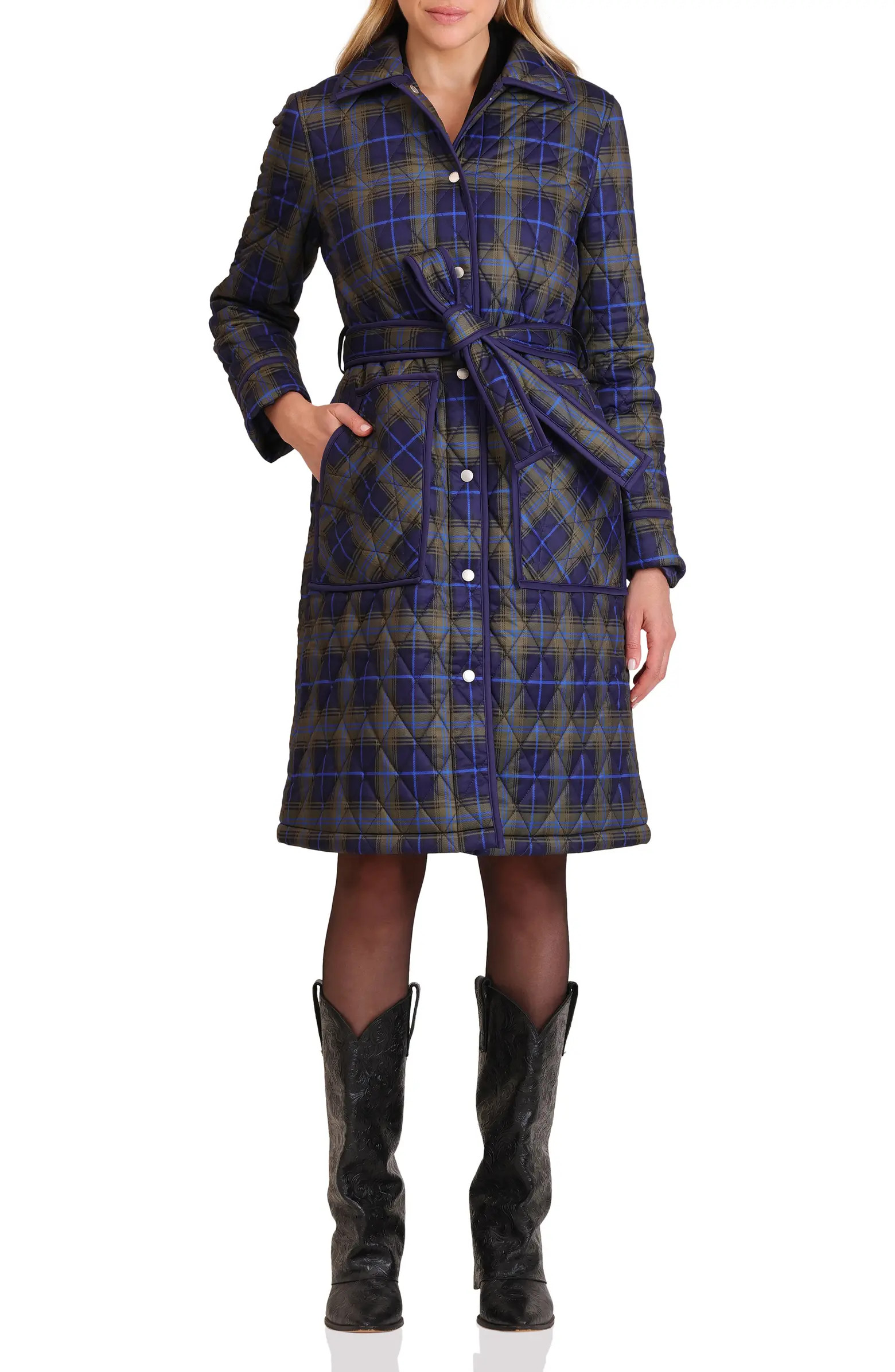 Tie Waist Quilted Jacket | Nordstrom Rack