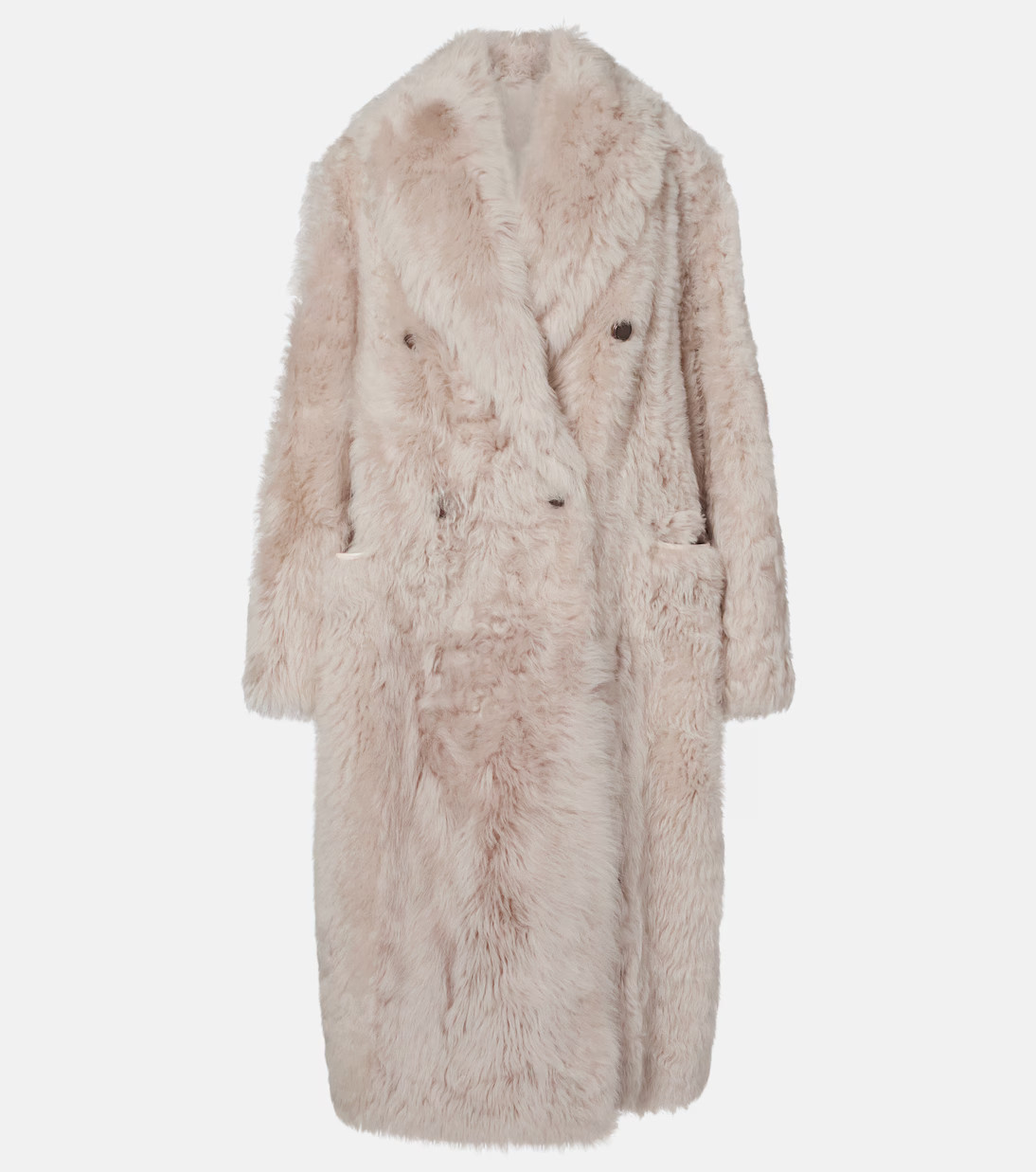 Double-breasted shearling coat | Mytheresa (US/CA)