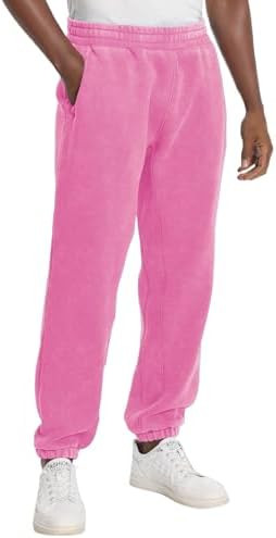 FAIABLE Heavyweight Fleece-Lined Joggers for Men, Winter Warm Washed Sweatpants Relaxed Fit Taper... | Amazon (US)