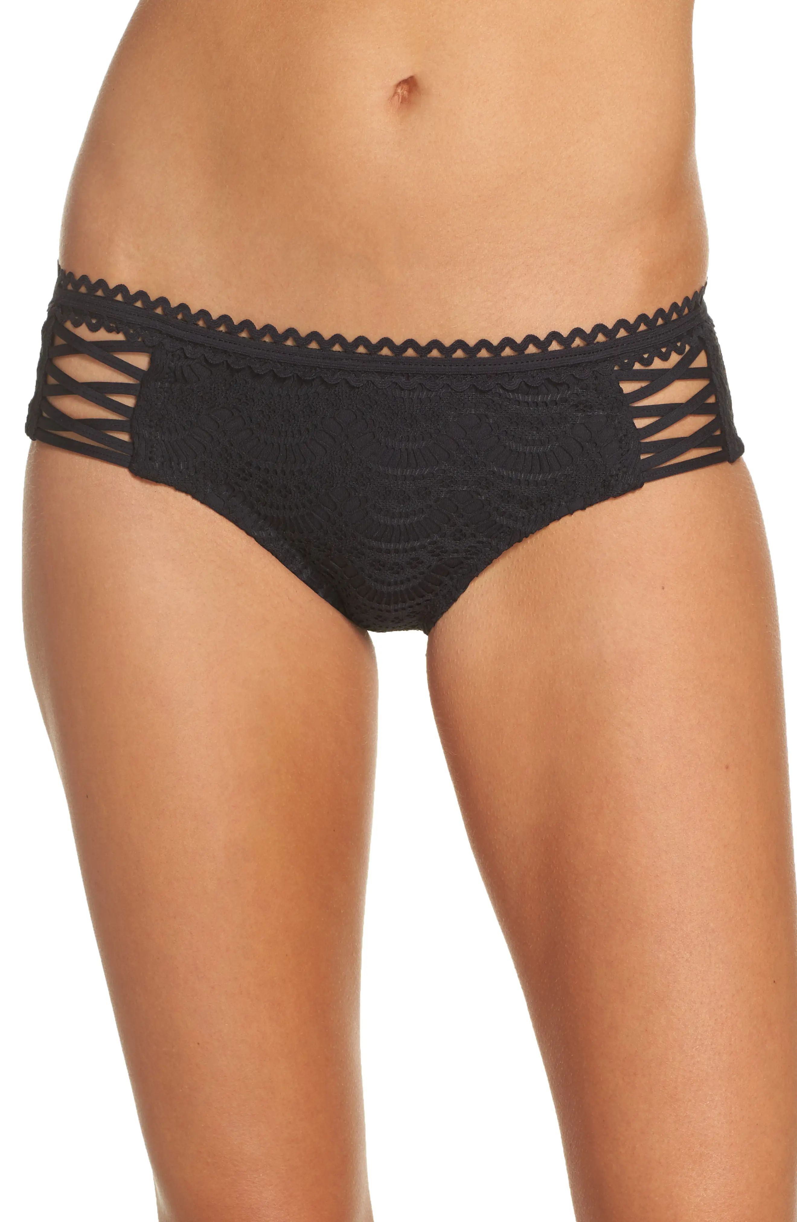 Lace Up Hipster Bikini Bottoms | Nordstrom