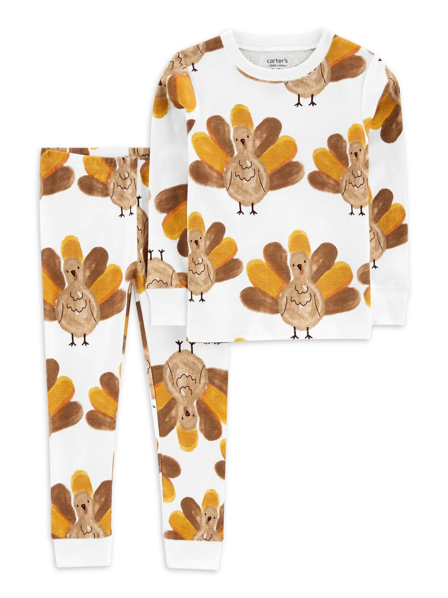 Carter's Child of Mine Toddler Unisex Halloween Pajamas, 2-Piece, Sizes 12M-5T - Walmart.com | Walmart (US)