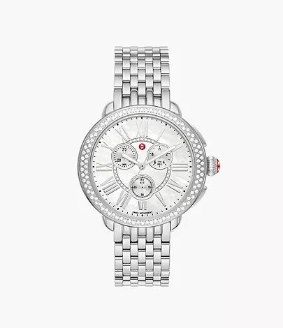 Serein Stainless Steel Diamond Watch | Michele Watches