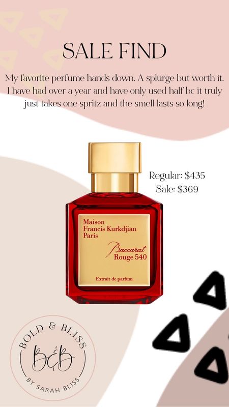 Baccarat perfume on sale!


#LTKsalealert #LTKbeauty #LTKGiftGuide