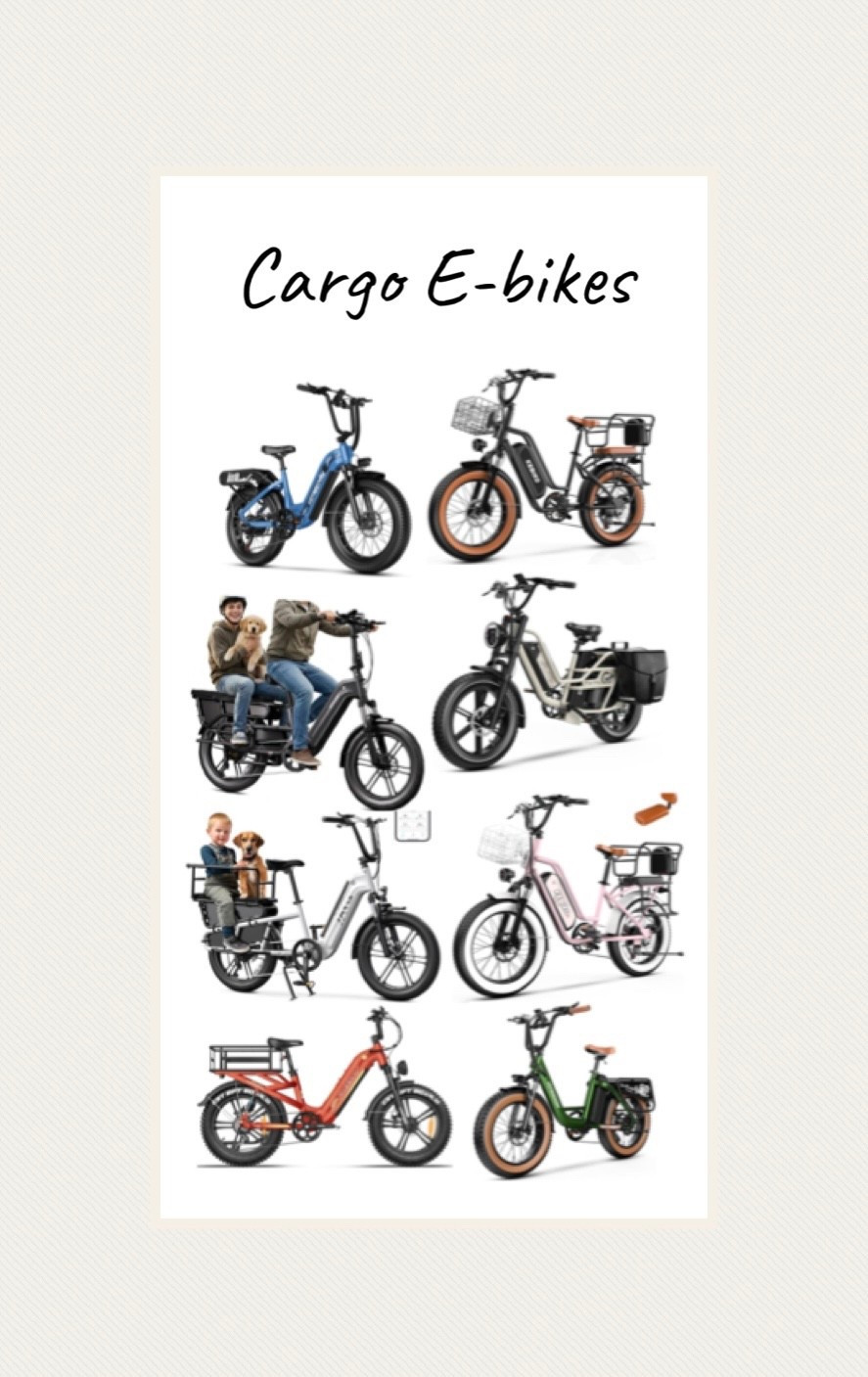 Fun cargo e-bikes to enjoy this summer 



#LTKHome