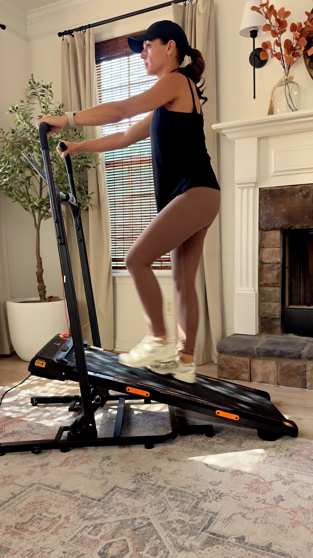 If you’ve been searching for an incline treadmill for home, this is the kind of incline I wanted. 👀

It goes up to a 40% incline, so you can actually feel like you’re walking uphill instead of wondering if the treadmill moved at all. 😂

It’s great for incline walking, home cardio, hill workouts, glute workouts, and getting more steps in at home. And when you want a regular walking pad, the handrails fold down.

Would you use the 40% incline or would you stay on flat ground? 😂

#HomeGym
#Treadmill
#WalkingPad
#HomeWorkout
#FitnessOver40
#AD