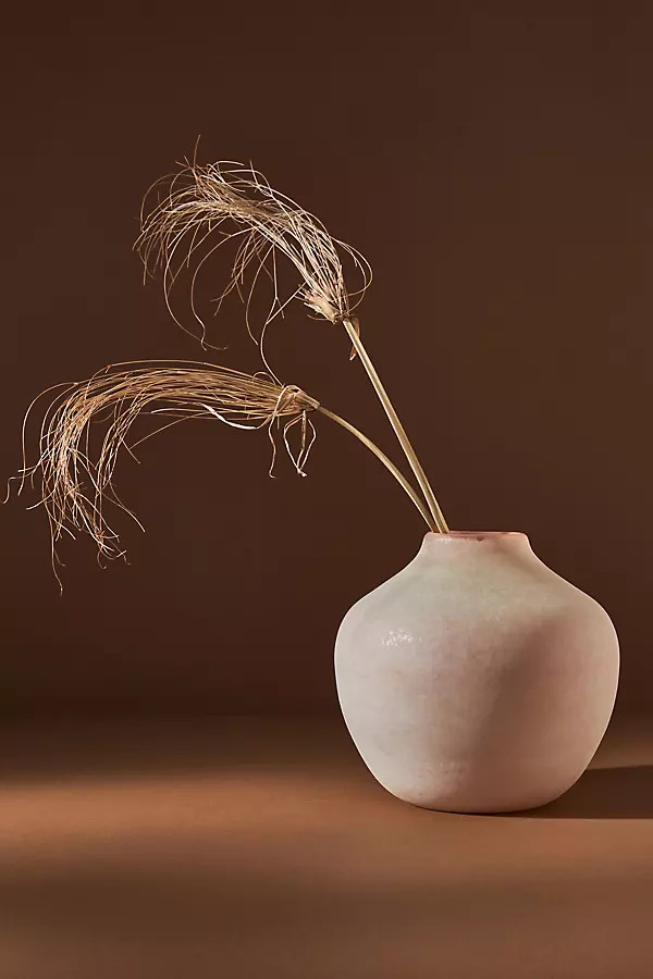 Isolde Glass Vase By Anthropologie in White Size M | Anthropologie (US)