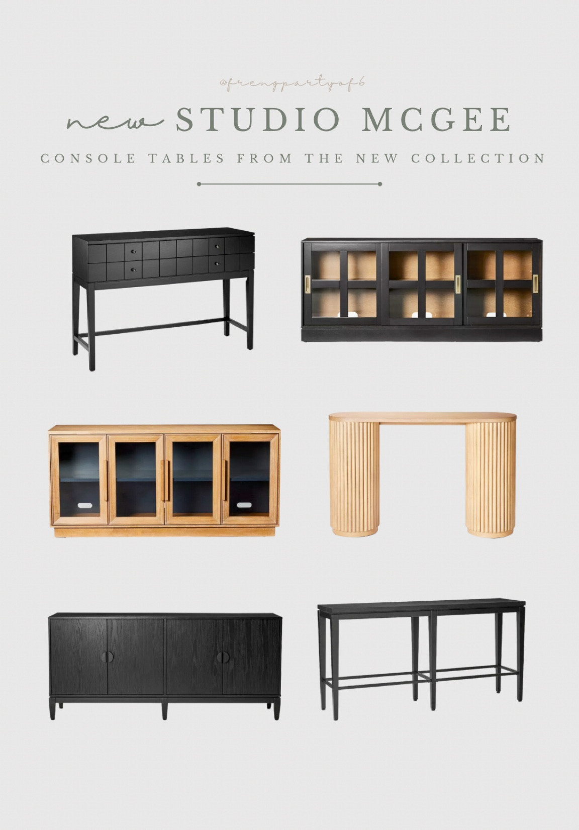 New Studio McGee Target collection! Here’s a round up of the new console tables and media consoles available. Loving all the black finishes!

#LTKstyletip #LTKFind #LTKhome