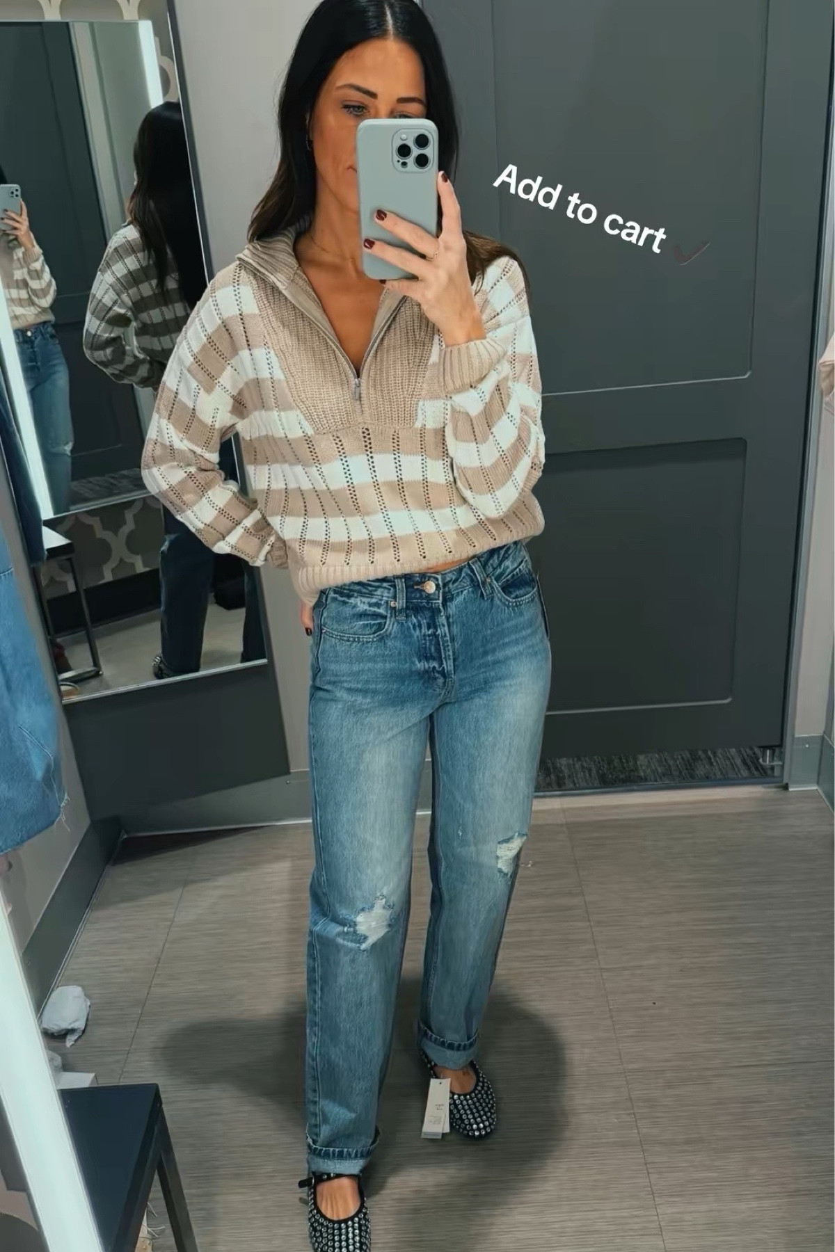 Sized up in target pullover for length. Straight leg denim TTS  

#LTKFindsUnder50 #LTKStyleTip #LTKFindsUnder100