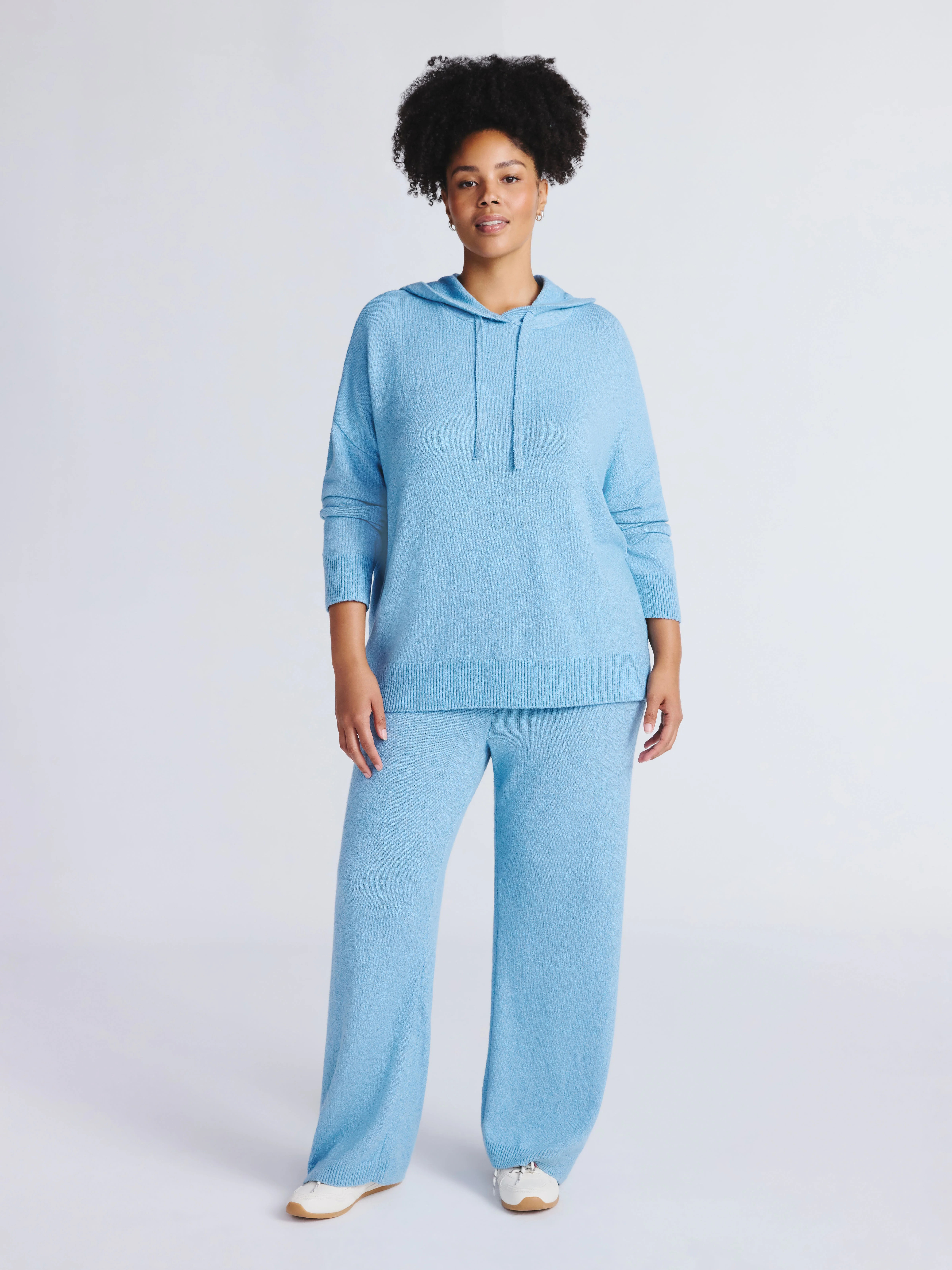 Time and Tru Women's Hoodie Sweater and Pants Set, 2-Piece, Sizes: XS-XXXL | Walmart (US)