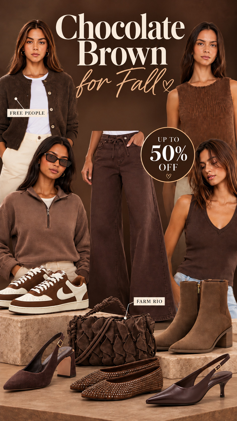 So many amazing finds - designer brands - crazy sales! Here's my sizing:
I wear an 8 shoe and get my true size in these brands. 
The tops are all @freepeople and can run a little loose, so I got a small in the brown sweater tank, perfect for Fall in in South Florida or a warm front up north! 
Medium everything else. 
The brown jeans run big, so size down. I have a M and need a S. They have good length, so if you have a shorter inseam like me, you may need a slight heel. VERY soft and comfy though! 
The bag needs no notes... 

 #LTKSeasonal #LTKSaleAlert #LTKPetite