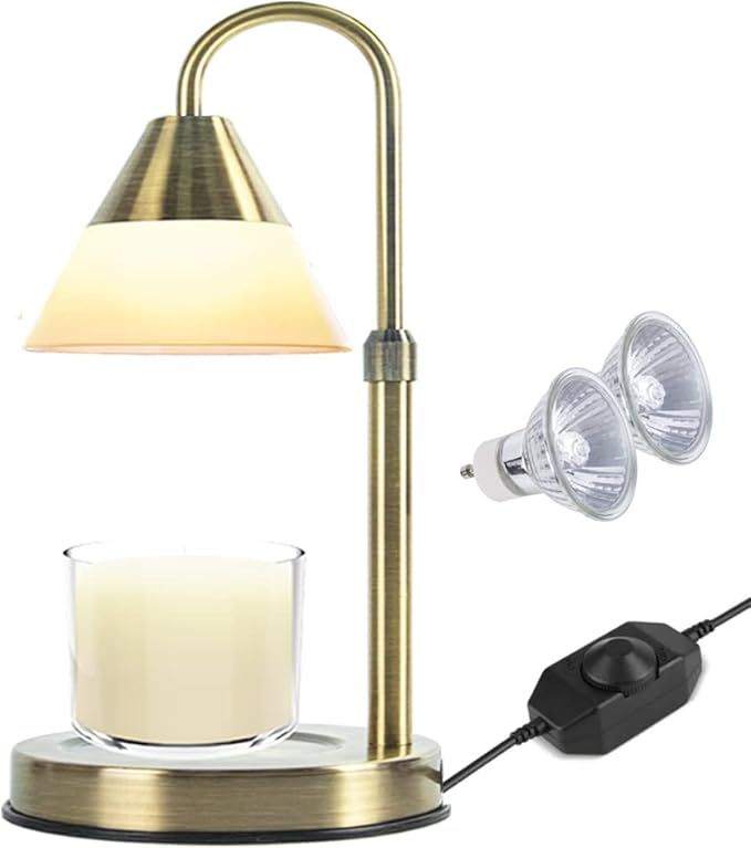 Amazon.com: Mocalido Candle Warmer Lamp for Jar Candles, Dimmable Metal Candle Lamp Warmer Height... | Amazon (US)