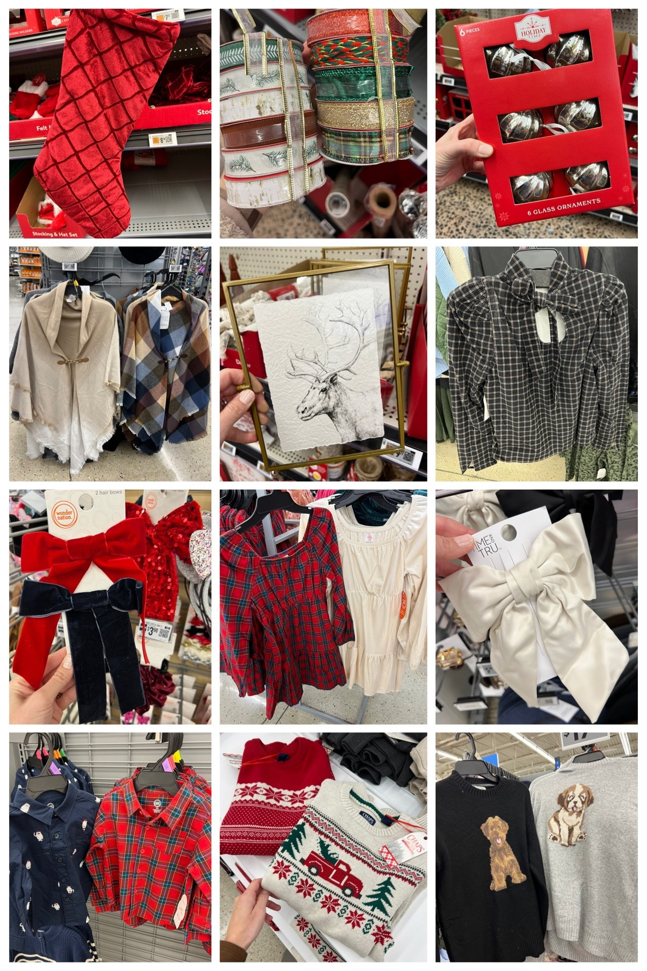 Ralph Lauren Christmas vibes at Walmart! Think dark red ornaments and velvet ribbon, snowflake sweaters and anything plaid. I couldn’t find any teddy bears in this trip but the puppies are close! #walmarthome Christmas 

#LTKHome #LTKFindsUnder50 #LTKHoliday