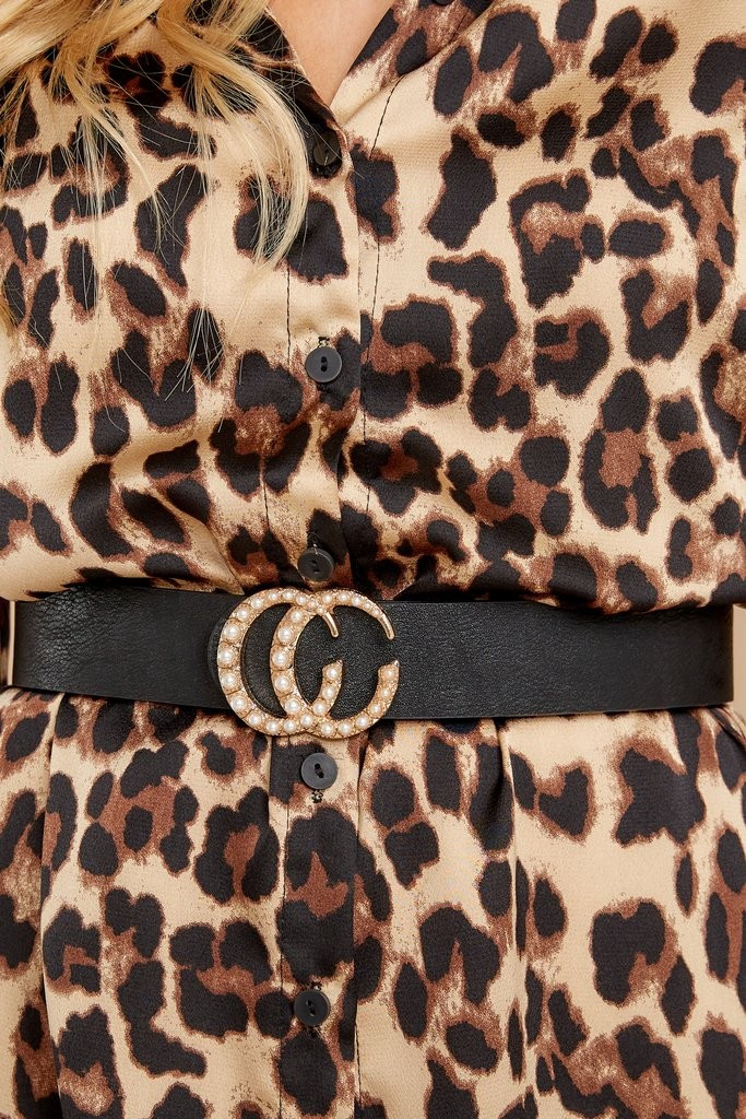 This Is Now Black Belt | Red Dress 