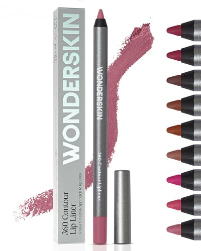 Wonderskin Lipliner Pencil - 360 Contour Lipliner, Long Lasting, Sharpenable, Waterproof and Transfer-Proof Nude Lip Liner Pencil (Blush) | Amazon (US)
