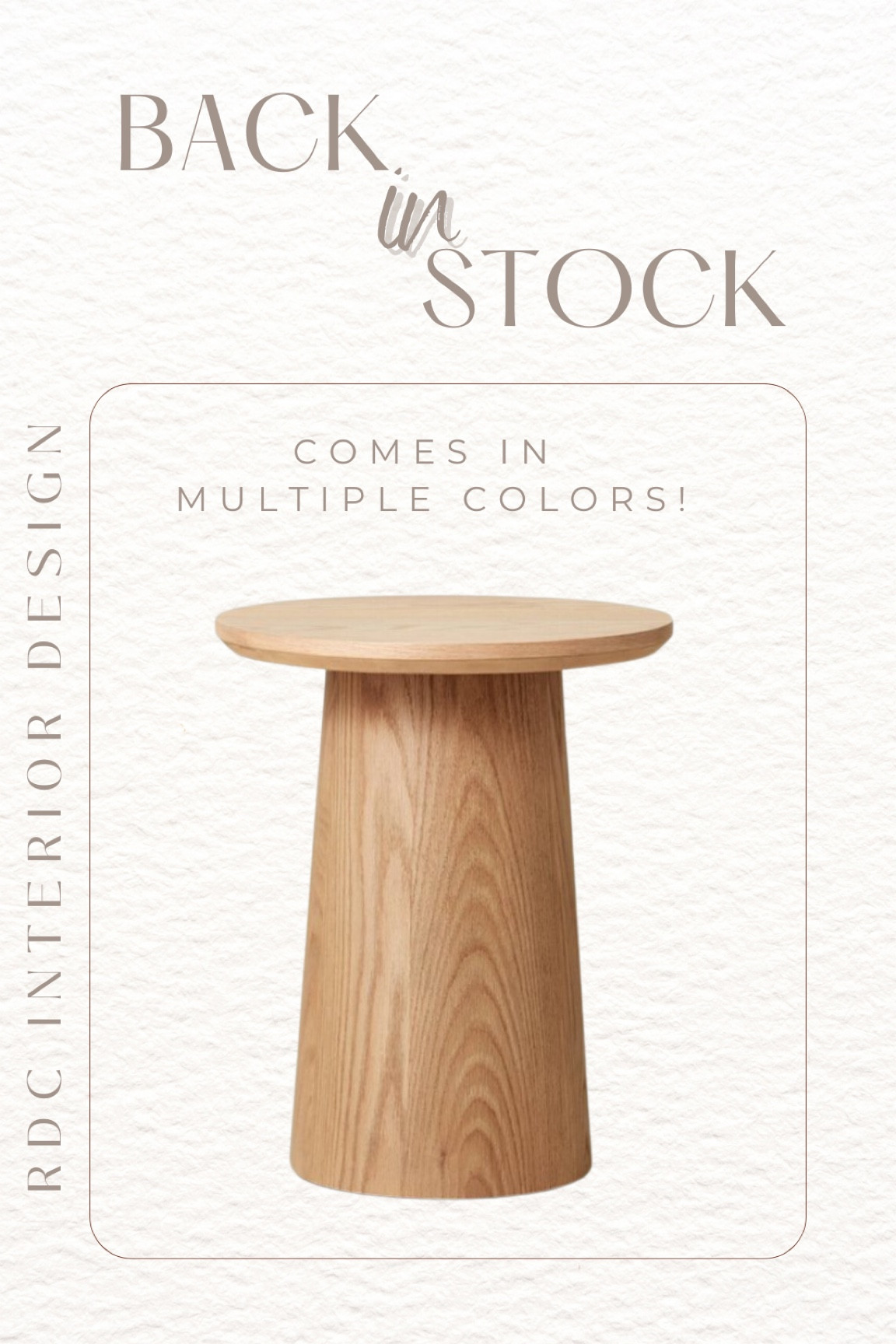 This side table is finally back in stock! Comes in multiple finishes 

#LTKHome