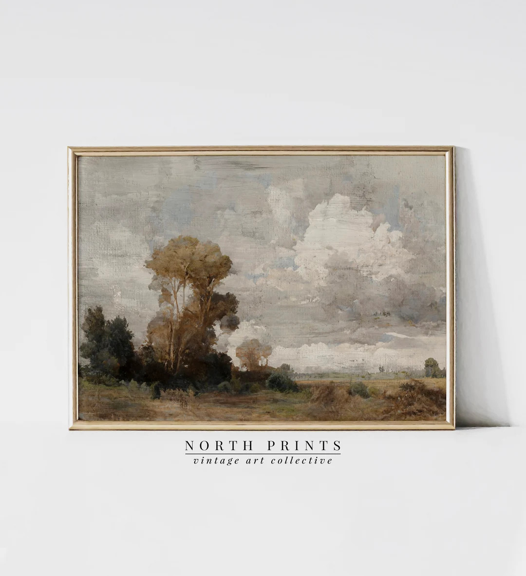 Rustic Landscape Country Farmhouse Painting | Warm Tone Print | North Prints Downloadable PRINTAB... | Etsy (US)