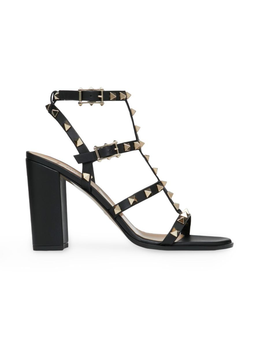 Rockstud Ankle Strap Sandal | Saks Fifth Avenue