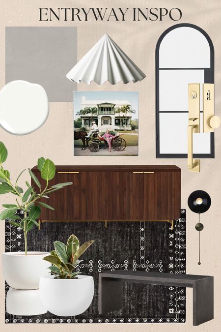 Entryway inspiration!  The black rug is on sale!! #meandmrjones 

Amazon finds. 
Modern home decor
Entryway console 

#LTKunder100 #LTKunder50 #LTKhome
