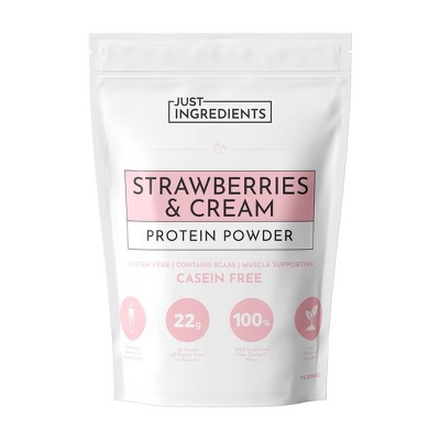 Just Ingredients Strawberries and Cream Protein Mix - 1.49lb - 15 servings | Target