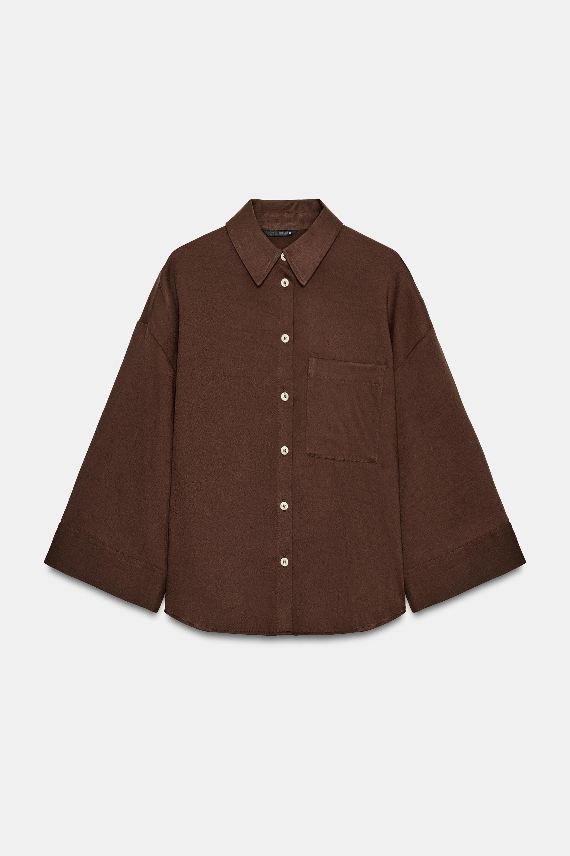 OVERSIZE WIDE SLEEVE SHIRT | Zara US