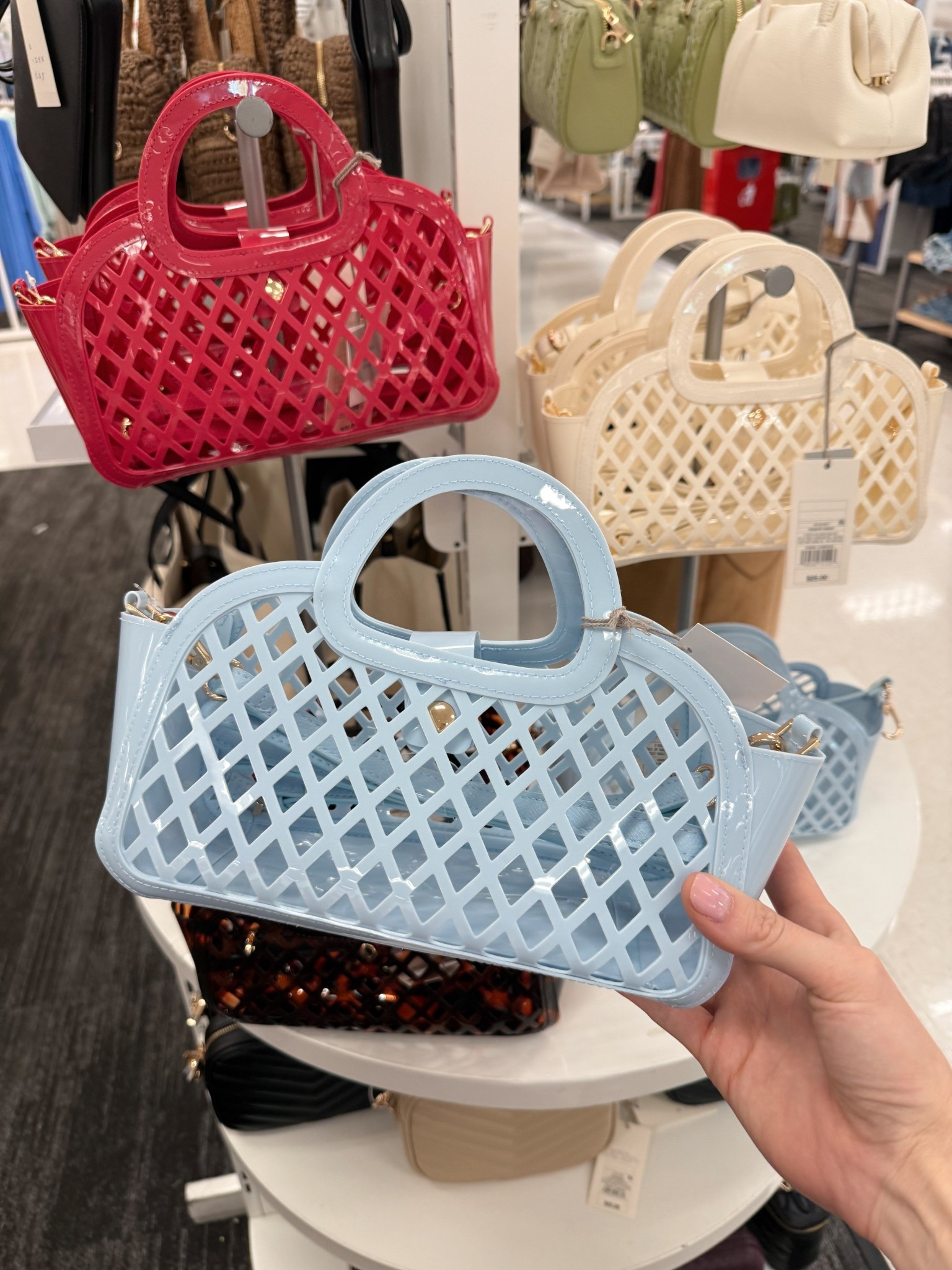 Jelly handbags 

#LTKSeasonal #LTKootd #LTKdayinmylife