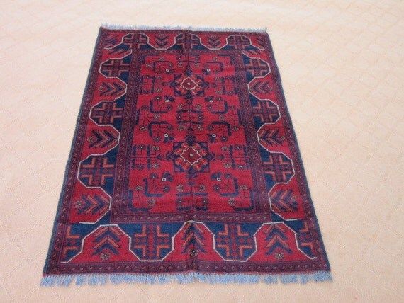 Size:5 ft by 3.4 ft Handmade Rug Afghan Tribal Turkomen Khal Mohammadi Carpet | Etsy (US)