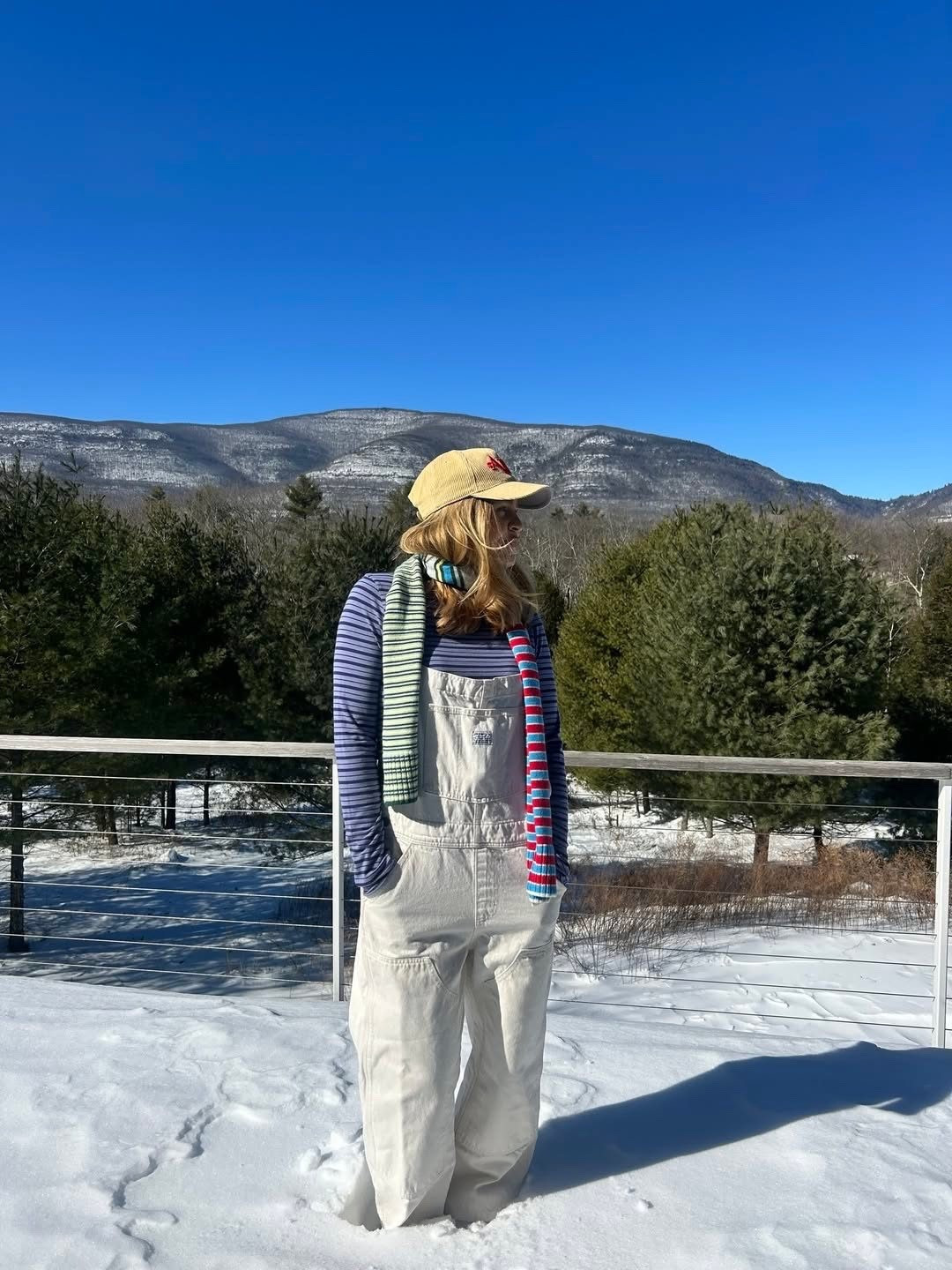 This fun scarf is the perfect dopamine hit for the end of winter!