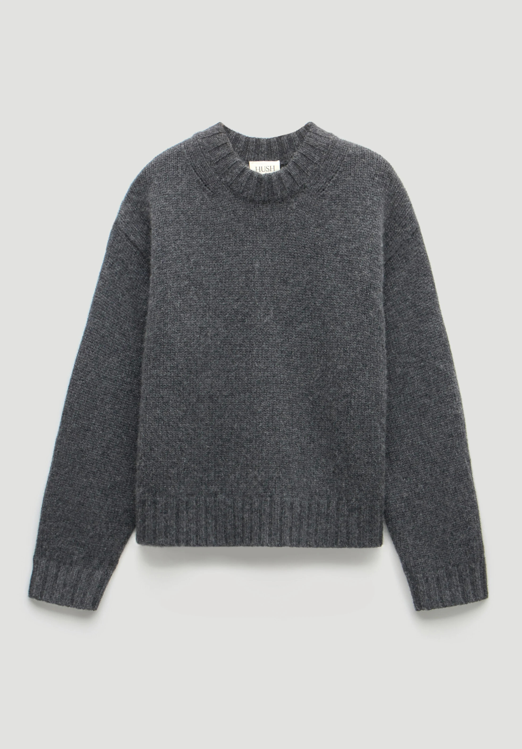 Cora Relaxed Chunky Cashmere Crew Jumper | Hush UK