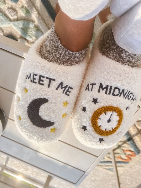 Taylor Swift Meet Me At Midnight Slippers 🌙🕰️ Honestly these are so cozy & have kept my feet warm! 


Taylor Swift Merch | Slippers | Women’s Gift | Home | Pajamas

#LTKtravel #LTKSeasonal #LTKhome