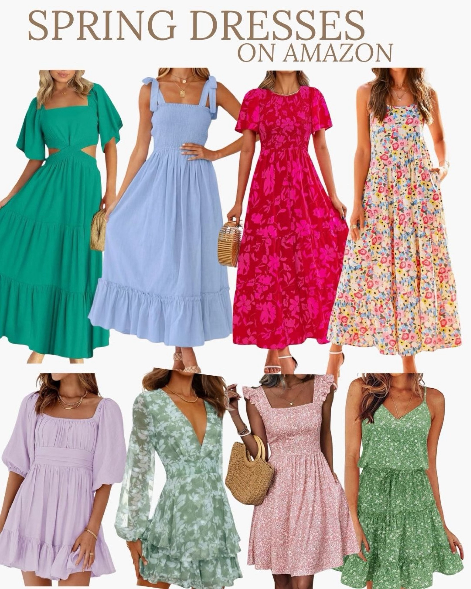 Spring dresses on Amazon, Amazon Favorites, amazon finds, amazon must haves, amazon essentials, amazon under $50, amazon under $100, amazon fashion, amazon made me buy it, found it on amazon 

#LTKstyletip #LTKfindsunder50 #LTKfindsunder100