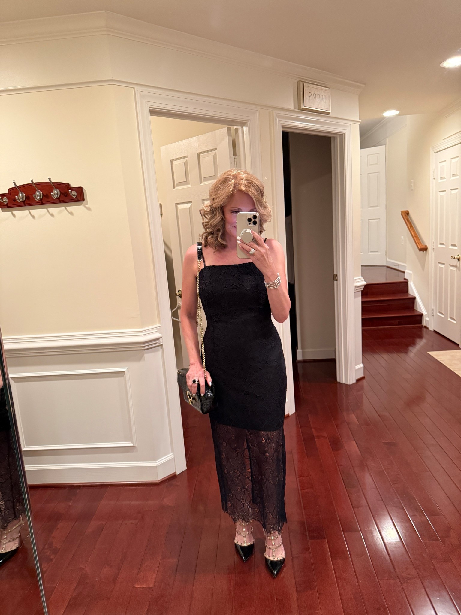 Loving lace overlay dresses. Perfect for a black tie party at my old housee

#LTKPetite #LTKOver40
