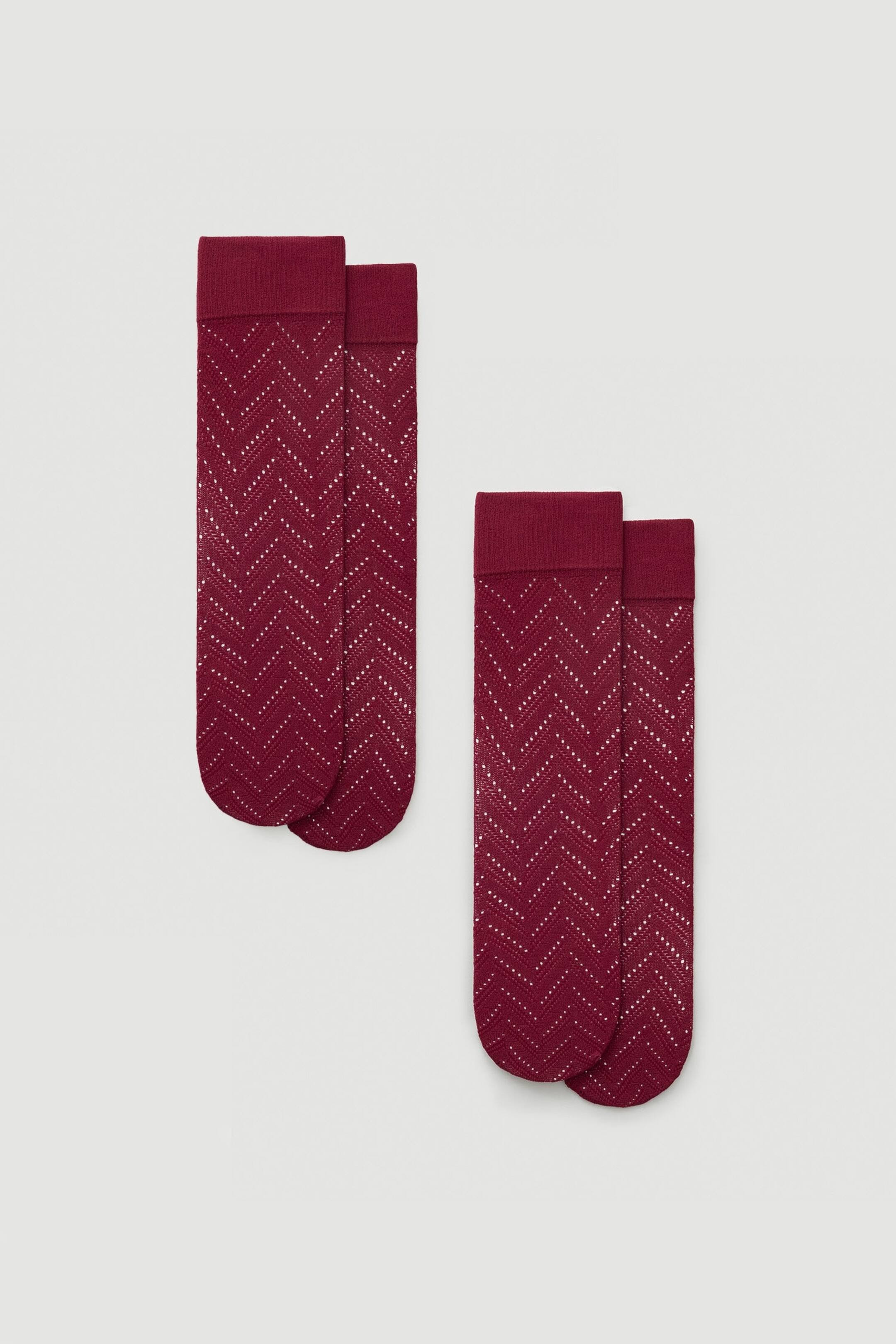 2-pack Ina Pointelle Kniestrümpfe | H&M (DE, AT, CH, NL, FI)