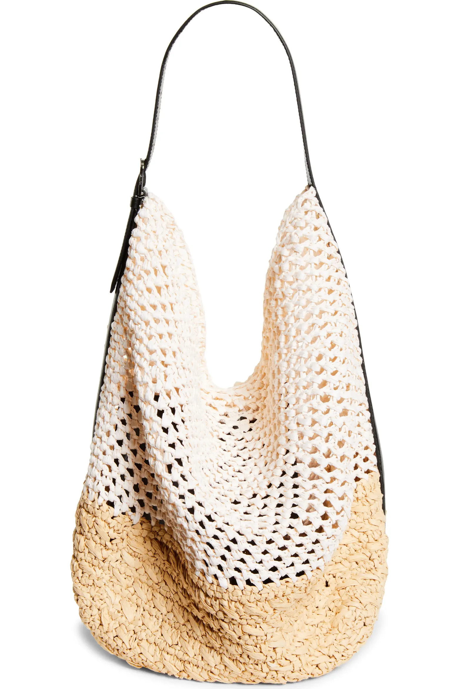 Belted Paper Straw Tote (Women) | Nordstrom | Nordstrom