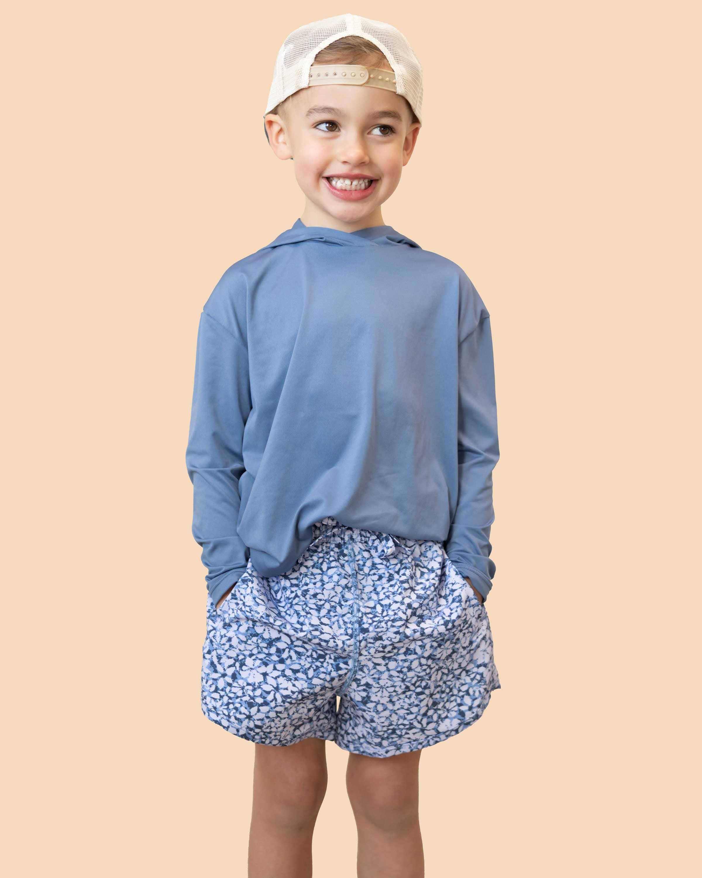 Boys Blue Lagoon Board Short | Nani Swimwear