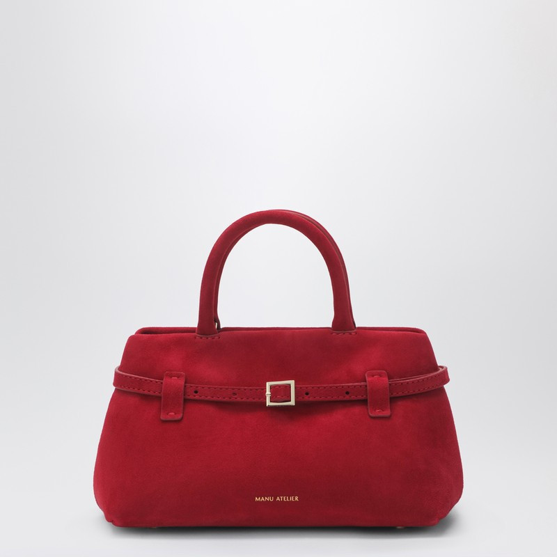 Le Cambon 25 red suede bag | The Double F