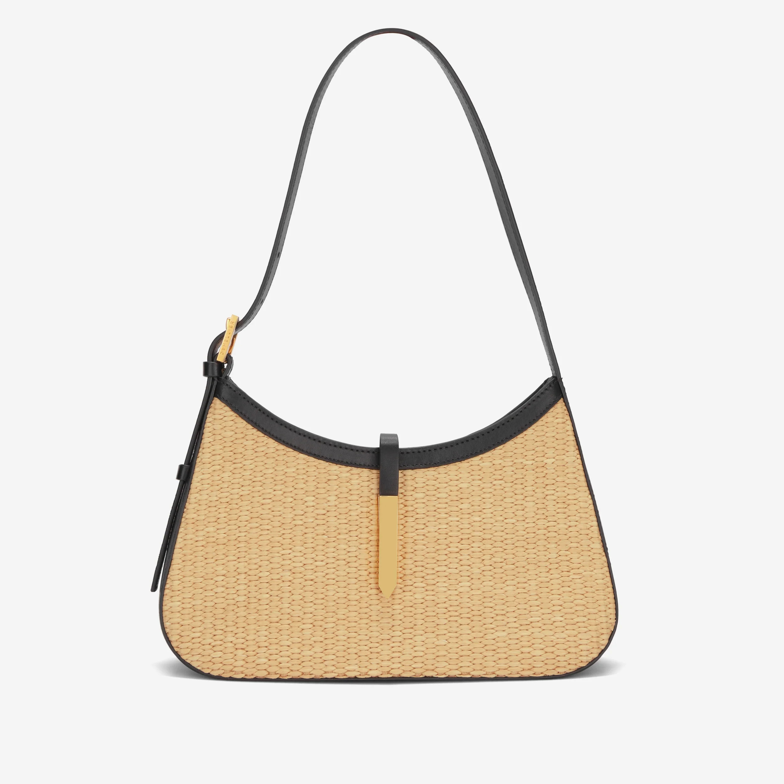 The Tokyo | Warm Raffia & Black Smooth | DeMellier | DeMellier