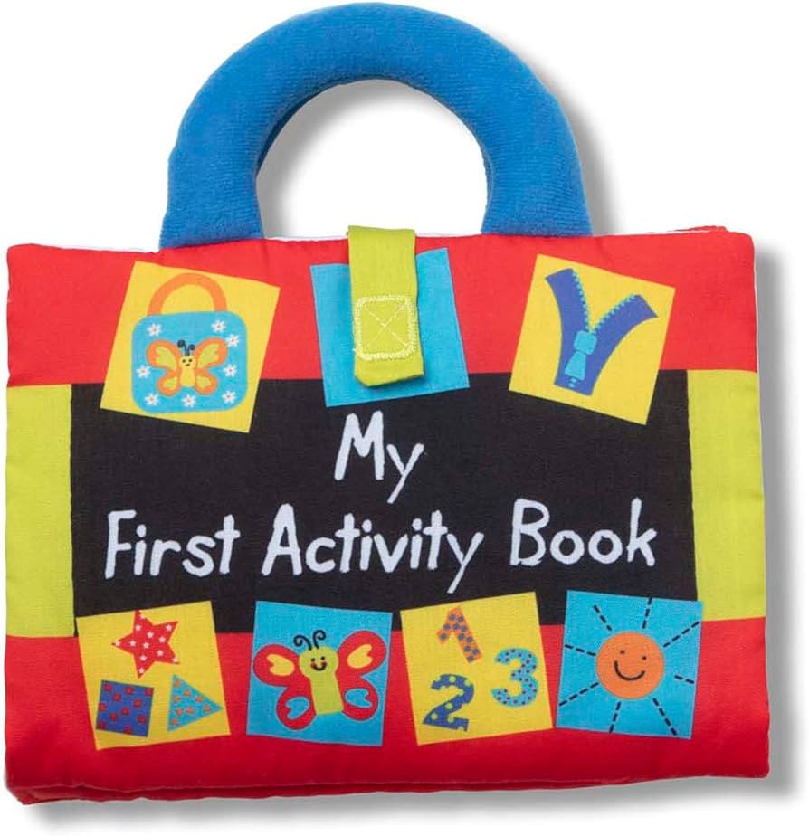 Melissa & Doug K\u2019s Kids My First Activity Book 8-Page Soft Book for Babies and Toddlers Earl... | Amazon (US)