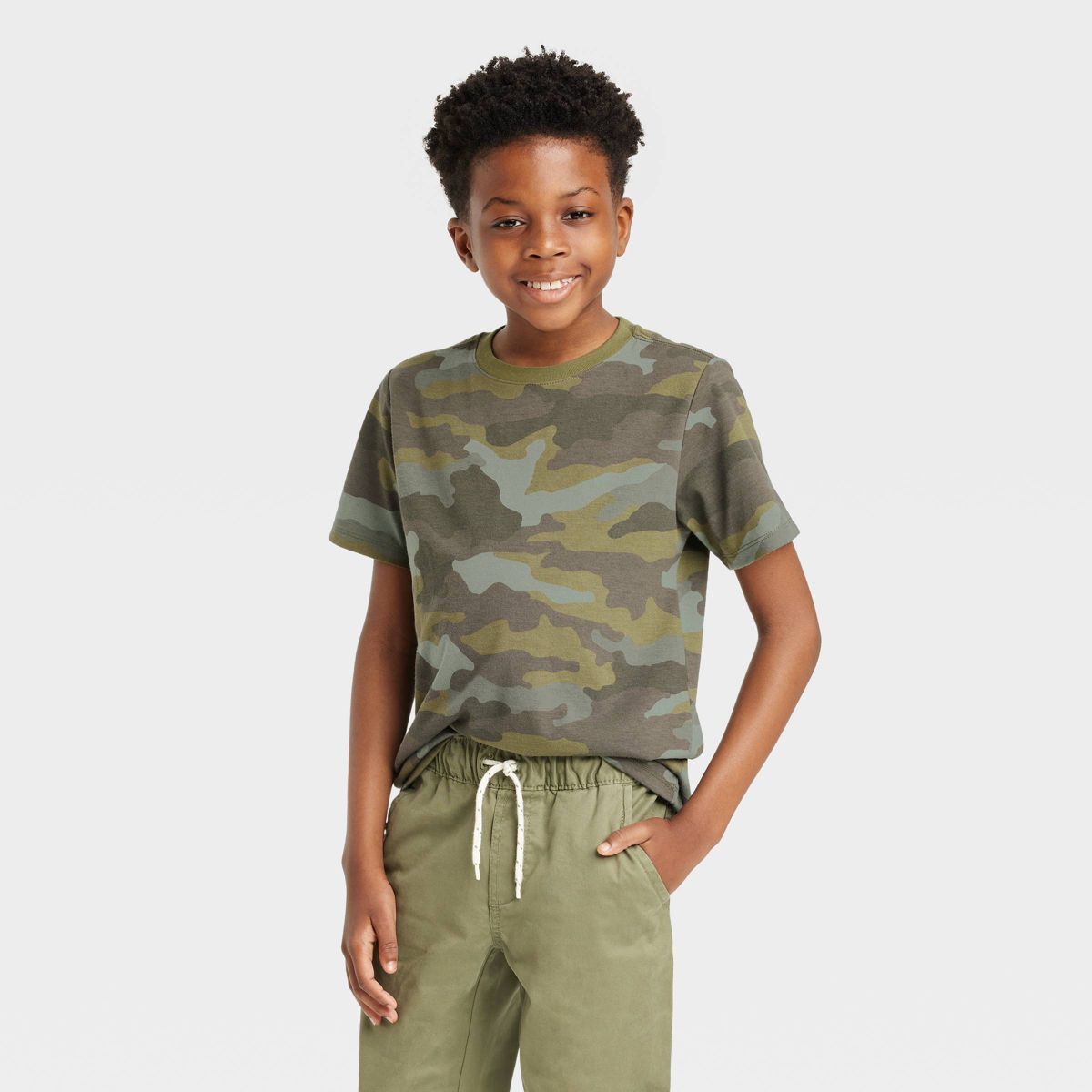 Boys' Short Sleeve Printed T-Shirt - Cat & Jack™ | Target