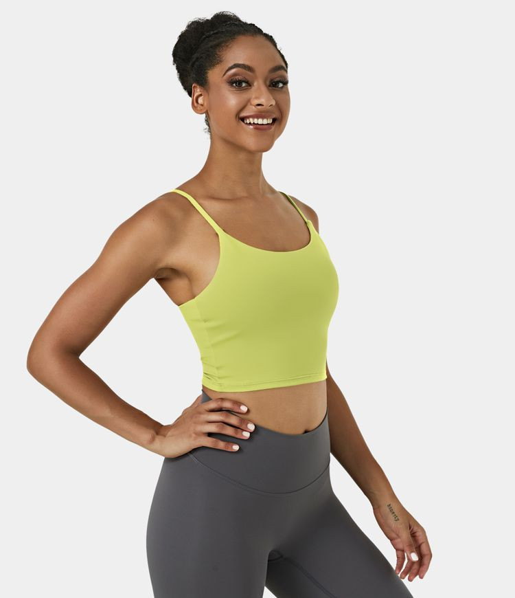 Women’s Basic Padded Workout Cropped Tank Top - Halara | HALARA
