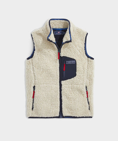 Boys' Sherpa Fleece Vest | vineyard vines