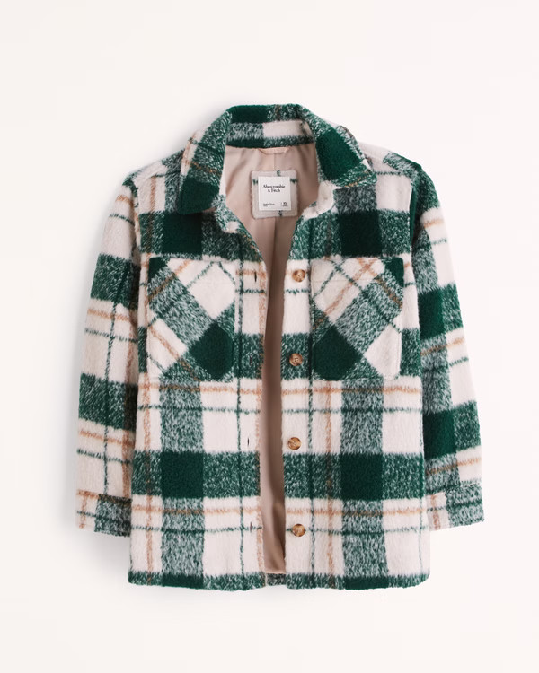 Classic Cozy Shirt Jacket | Abercrombie & Fitch (US)